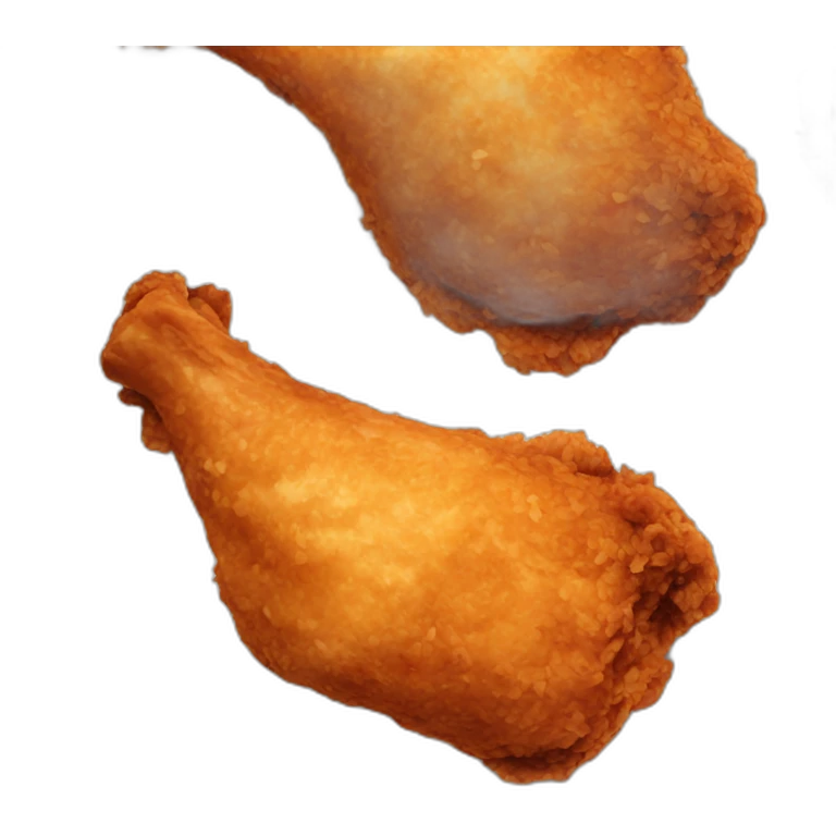 fried chicken leg emoji