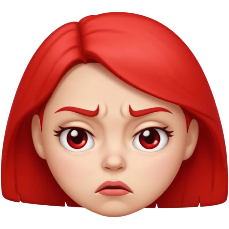 annoyed cute angry girl emoji emoji