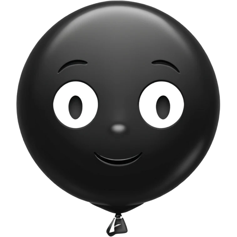 Black balloon emoji