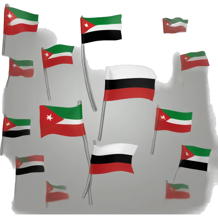 Syrian flag three red stars emoji