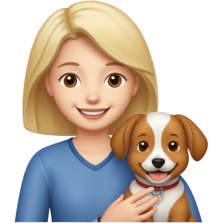 Person is playing with his dog emoji