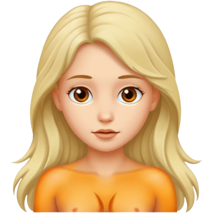 naked girl. emoji