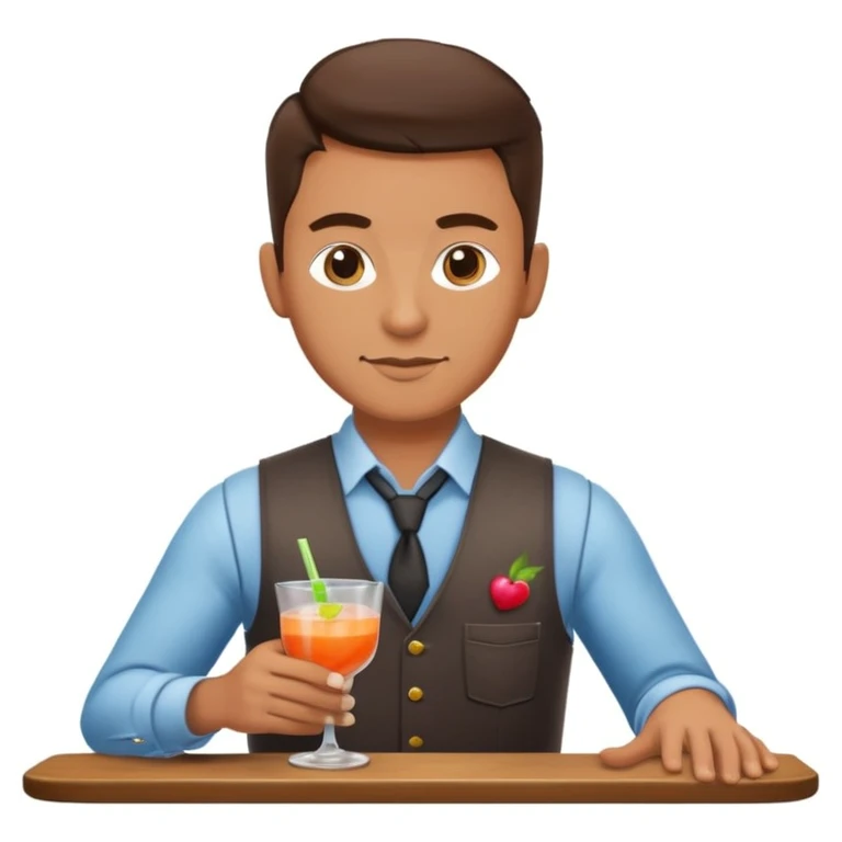 bartender mixing drinks emoji