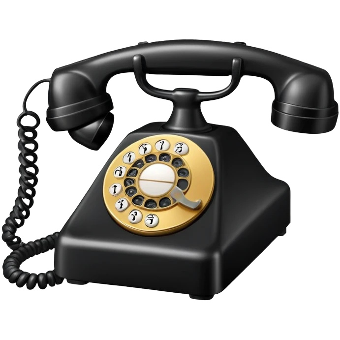 phone call, ringing telephone emoji