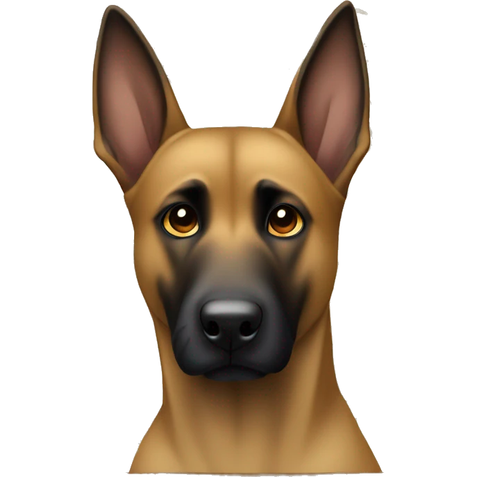 malinois qui prends des notes  emoji