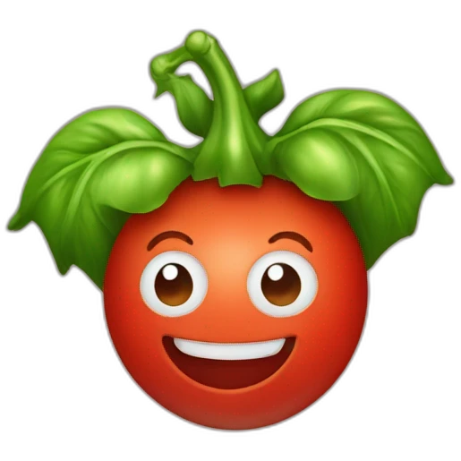 Tomato jester hat emoji