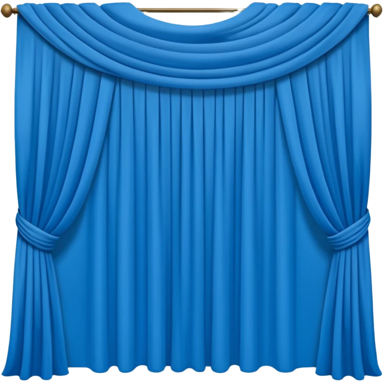 blue backdrop curtain emoji