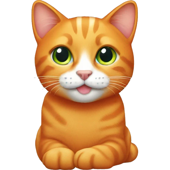 Orange cat  emoji