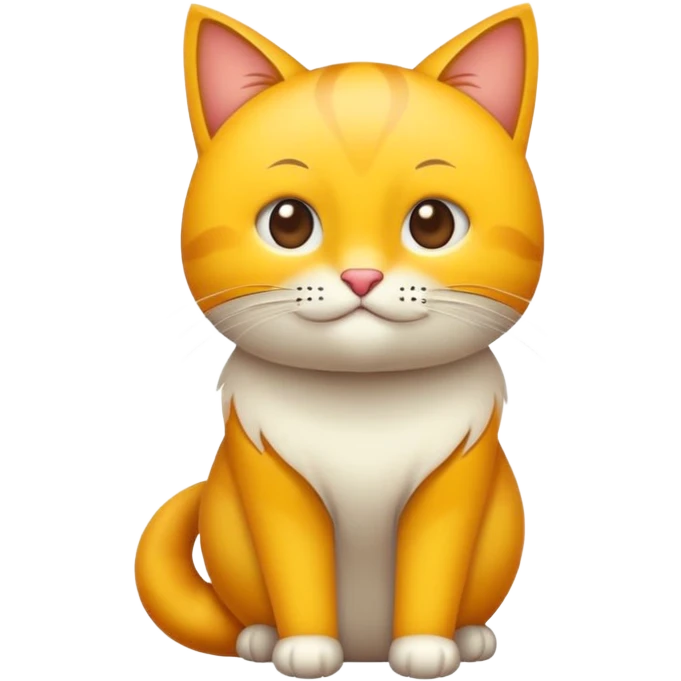 Рыжий кот в шляпе в виде льва emoji