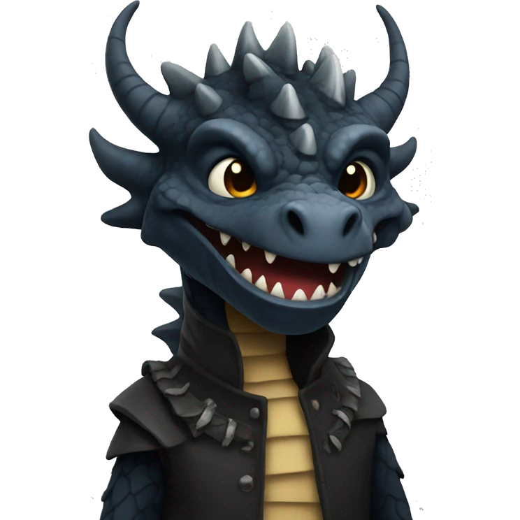 Dark dragon  emoji