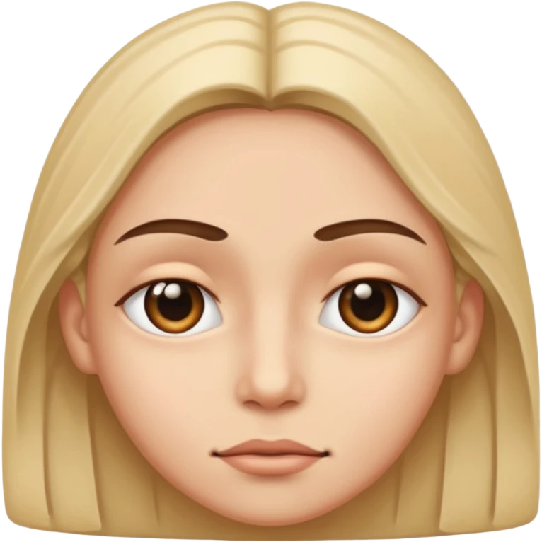 Crossed to the middle eyes only emoji