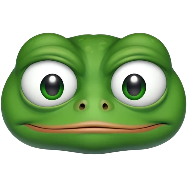 Pepe the frog hiding emoji