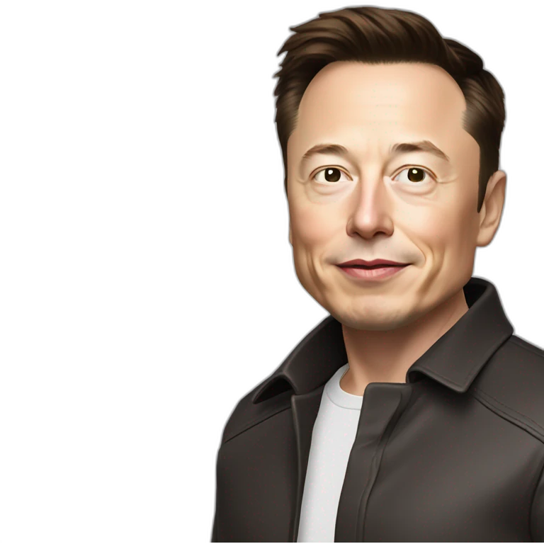 Elon musk and car emoji