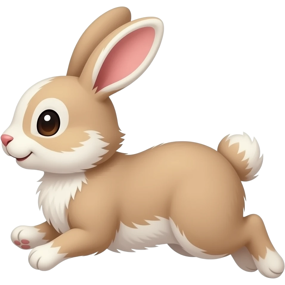 super cute amazing bunny bunny running emoji
