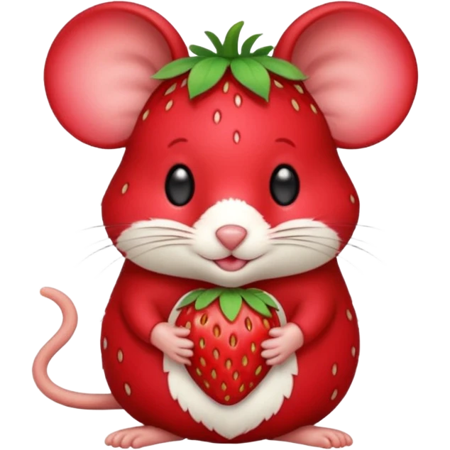 strawberry mouse emoji