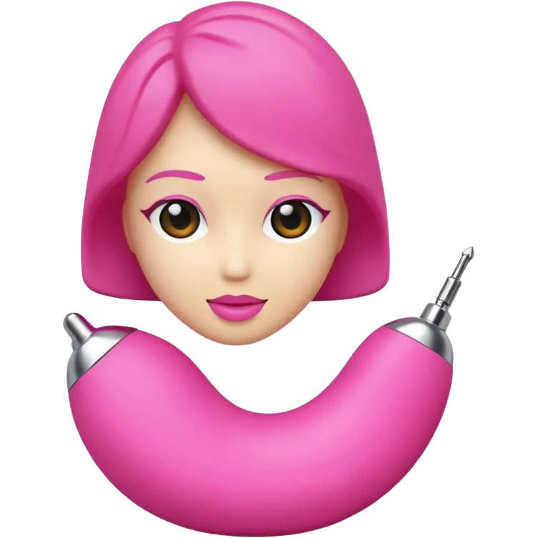 vibrateur rose pour femme emoji