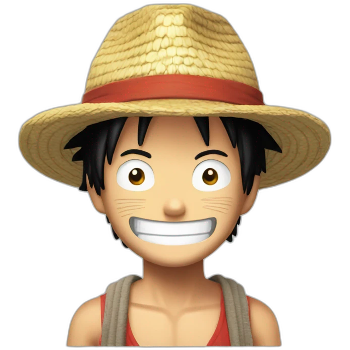 Luffy qui rigole emoji