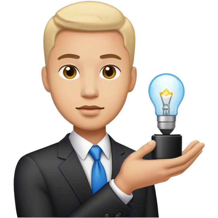 businessman Photorealistic emoji