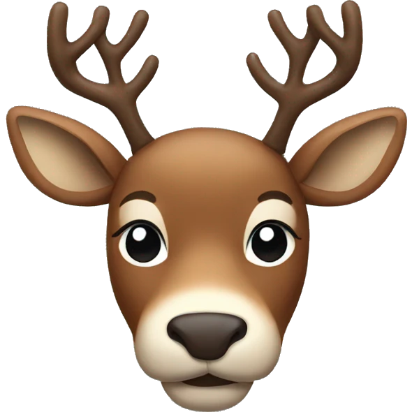 reindeer emoji