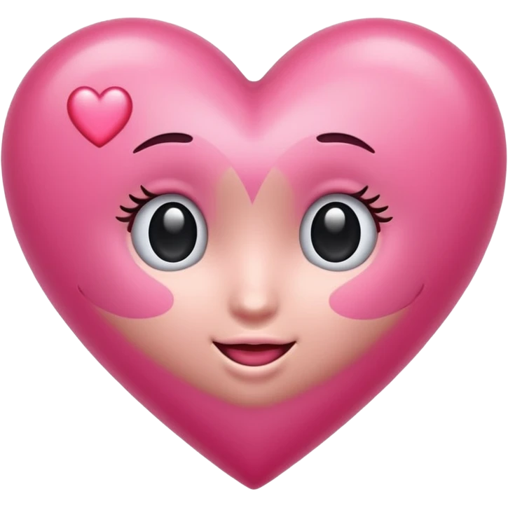 Un corazón super cute y color rosadito  emoji
