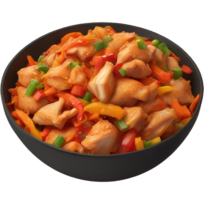 Chicken cyclone emoji