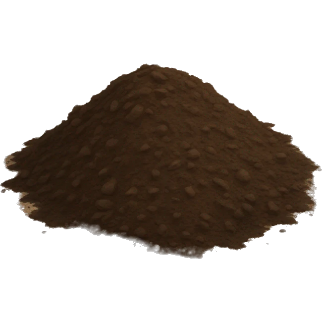 pile  of dirt emoji