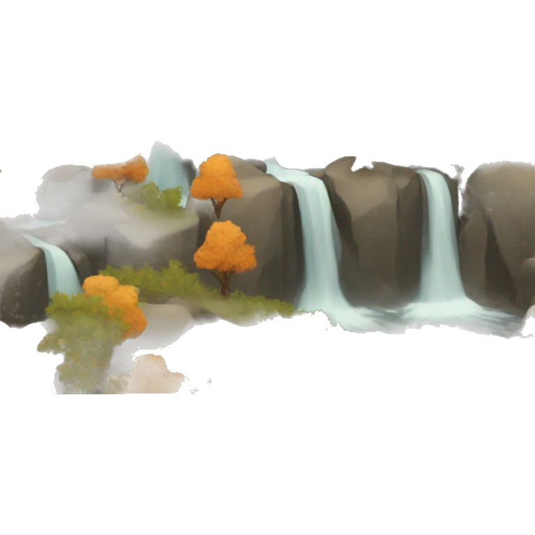 Fall in the mountains emoji