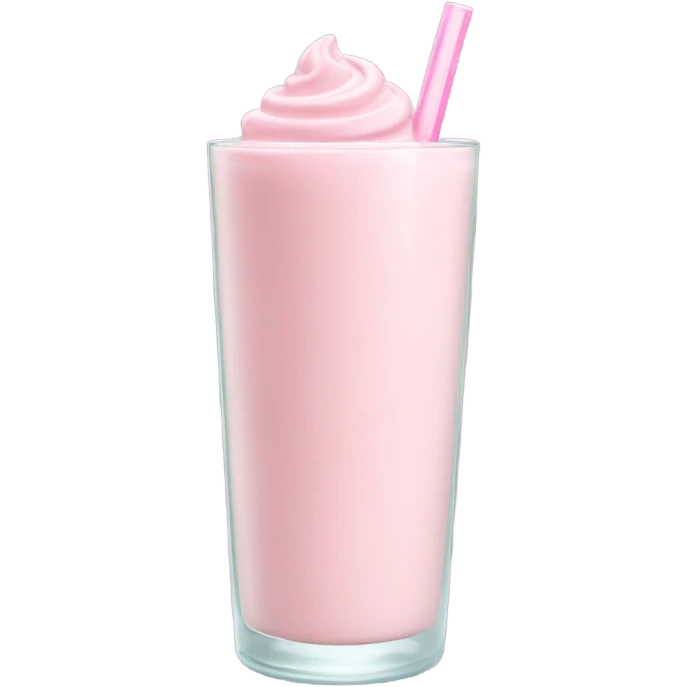 pastel pink smoothie emoji