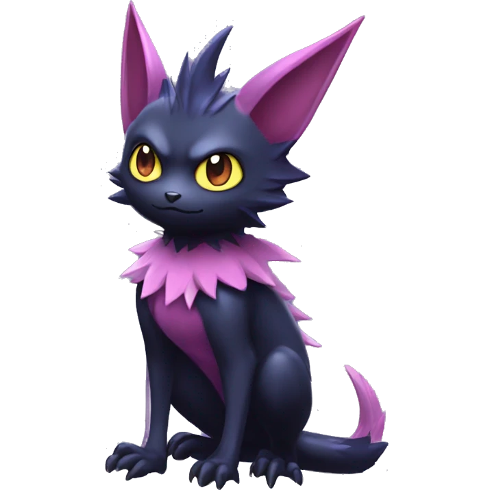 Kawaii Edgy Cool Beautiful Noibat-Nargacuga-Litten full body emoji