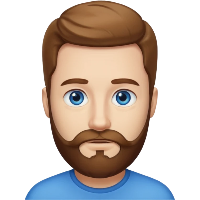 Beard with eyes emoji