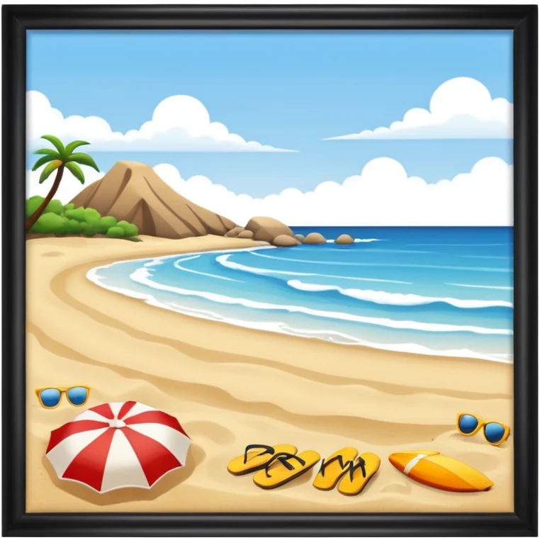 Beach emoji