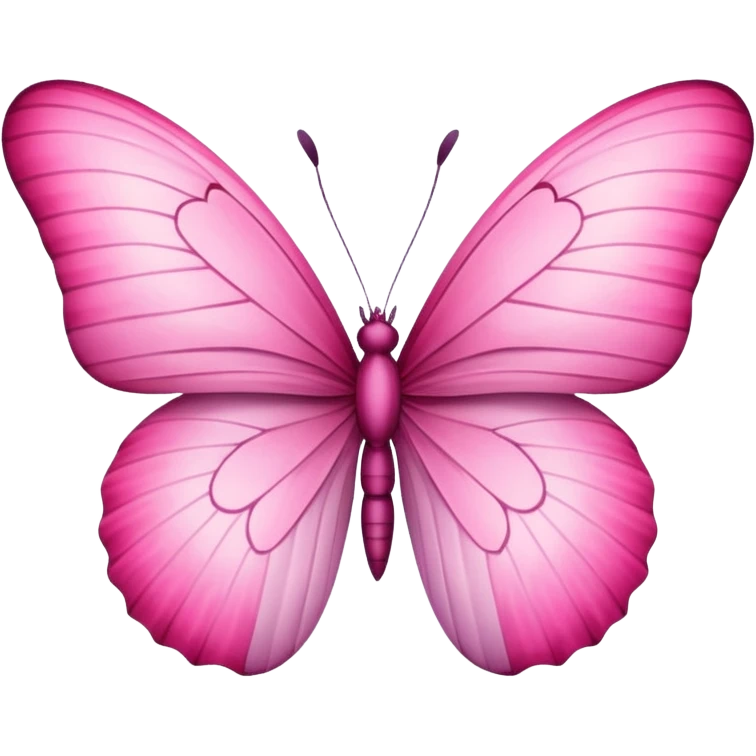 Mariposa rosa emoji