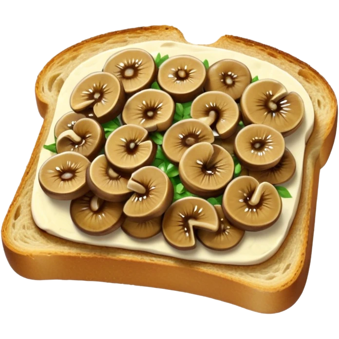 mushroom toast emoji