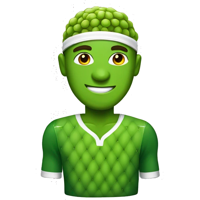 Glamour pickle ball for men emoji