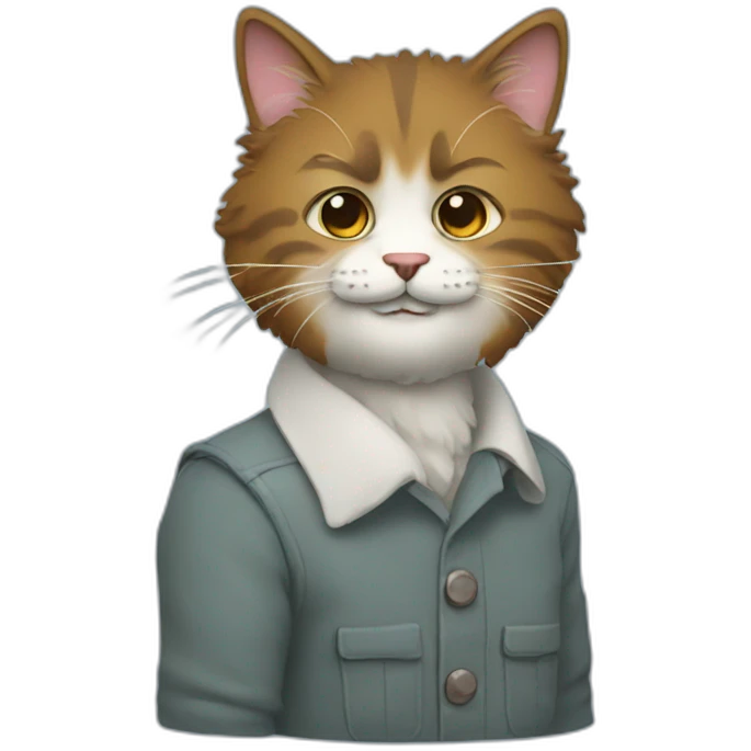 Bob ross as cat emoji