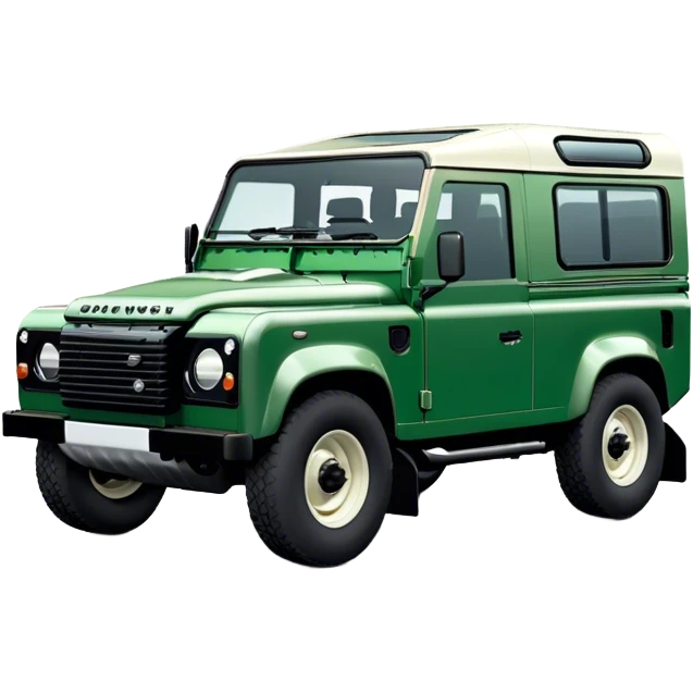 Land Rover Defender - Land Rover (Model Year: 2022) (Iconic colour: Green) emoji