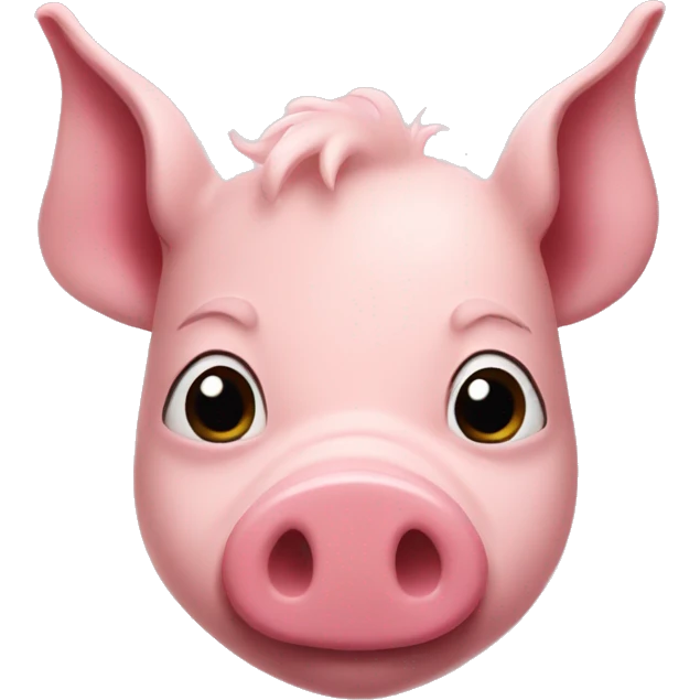 pig with the boy in pink heard emoji