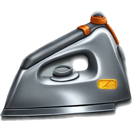 an iron that irons things emoji