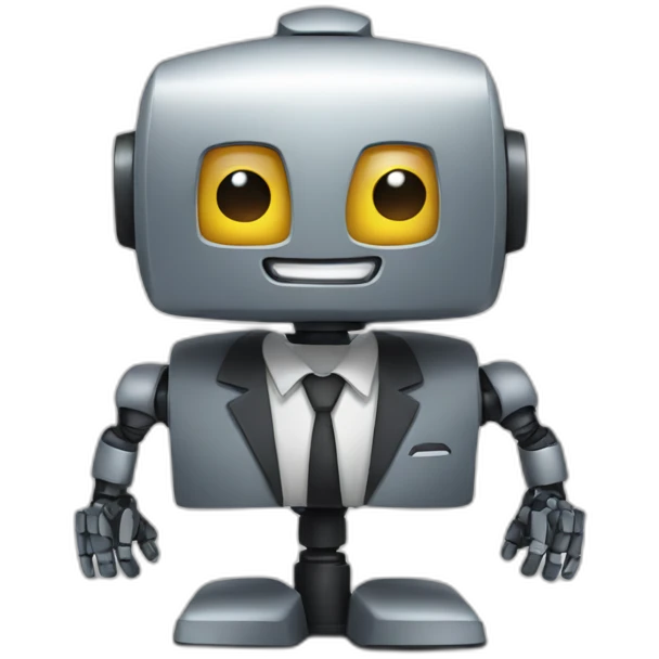 business man robot  emoji