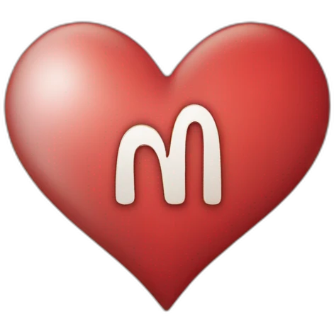 M+L= in einem rotem herz emoji
