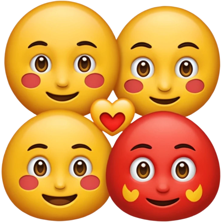 Сердечко с буквами внутри emoji