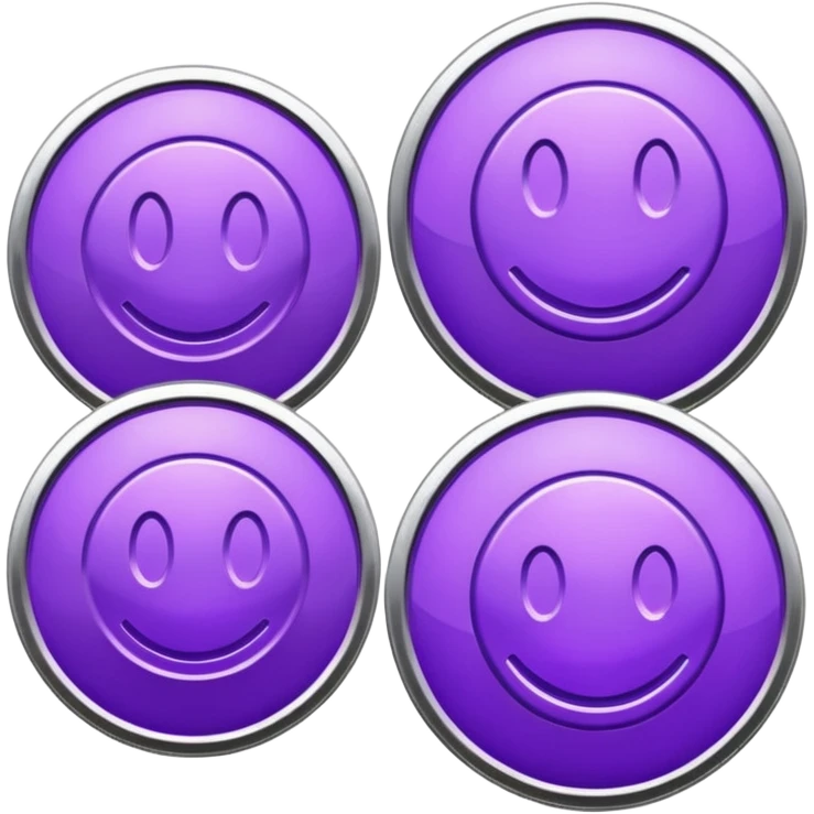 Coins purple emoji