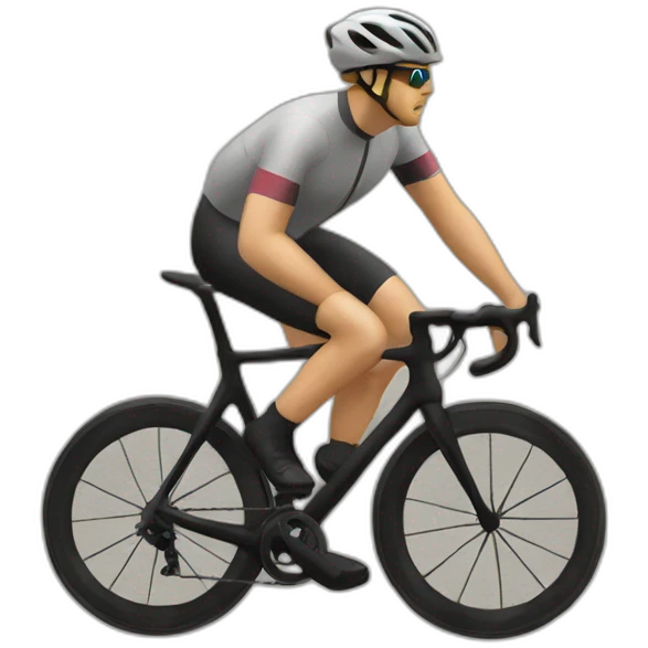 Gravel cycling emoji