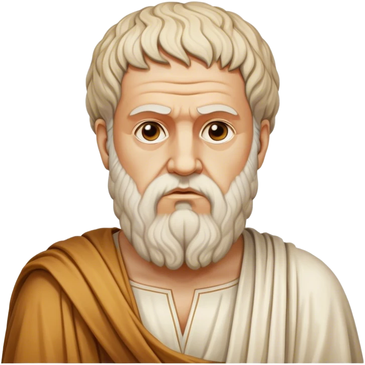 Cinematic Realistic portrait of Plato, depicted as a wise ancient philosopher with a contemplative gaze and detailed traditional Greek attire, rendered in soft, classical lighting that evokes antiquity emoji