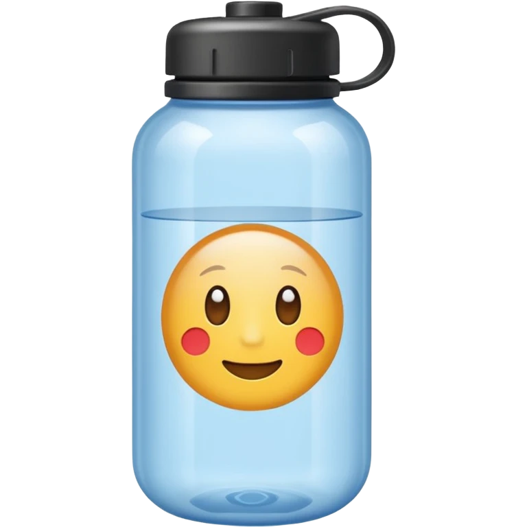 Water bottle  emoji