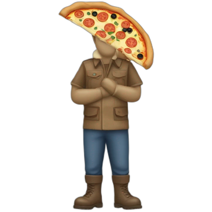 dart wader waiting pizza emoji