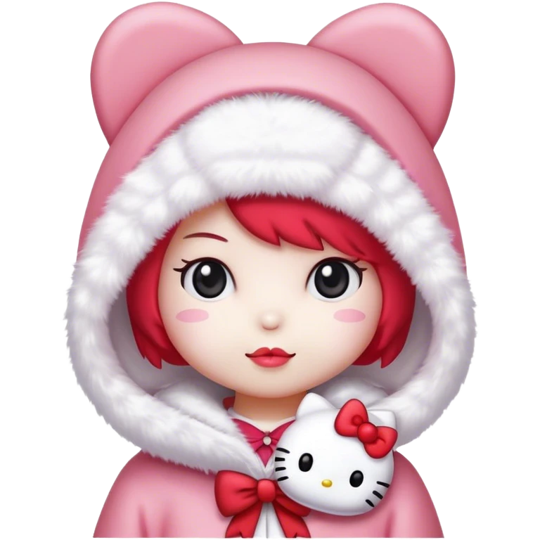 hello kitty and my melody Sanrio characters  emoji