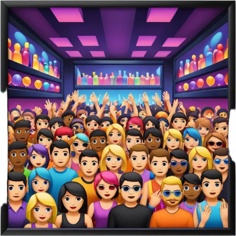 night club loca emoji