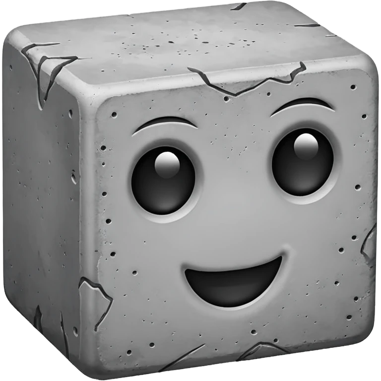 Concrete block emoji