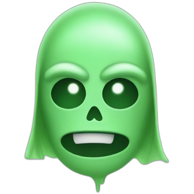 green ghost emoji